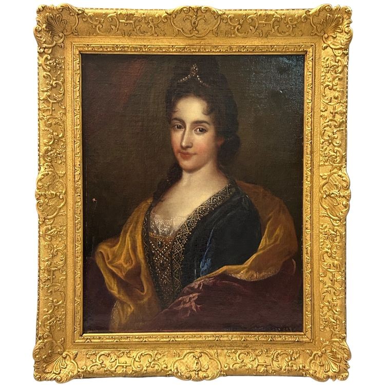 Portrait of a Woman with a Diadem, French School, 17th Century